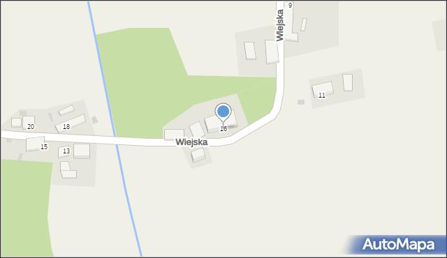 Potęgowo, Wiejska, 16, mapa Potęgowo