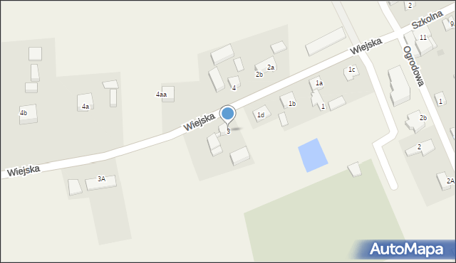 Potęgowo, Wiejska, 3, mapa Potęgowo