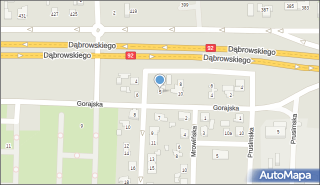 Poznań, Wituchowska, 5, mapa Poznania