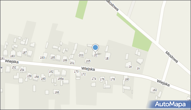 Preczów, Wiejska, 1C, mapa Preczów