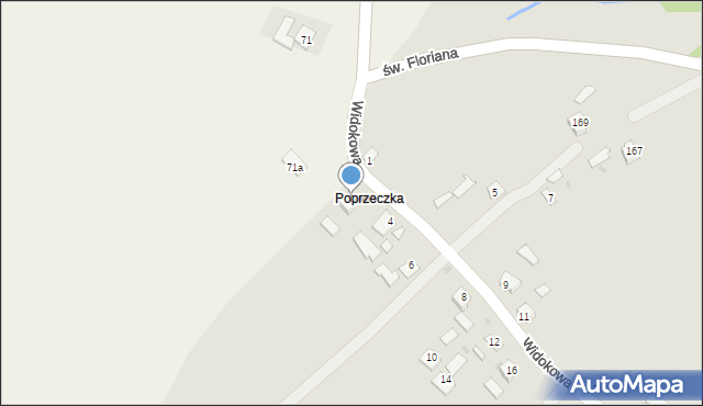 Pruchnik, Widokowa, 2, mapa Pruchnik