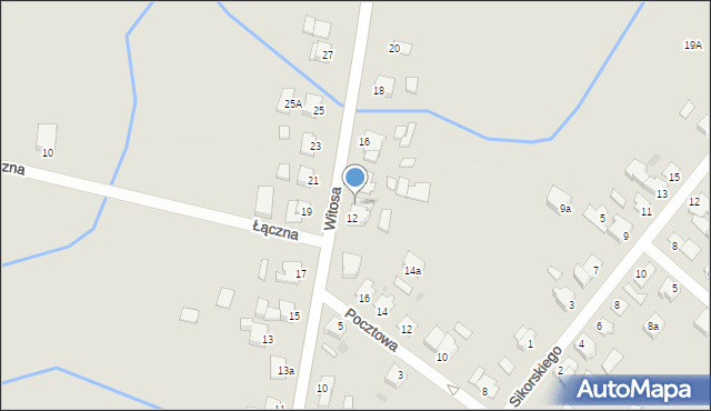 Pruszcz, Witosa Wincentego, 12A, mapa Pruszcz