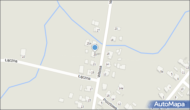 Pruszcz, Witosa Wincentego, 23, mapa Pruszcz