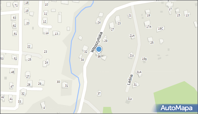 Przemyśl, Witoszyńska, 35, mapa Przemyśla