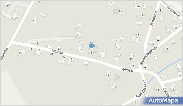 Przeworsk, Witosa Wincentego, 6, mapa Przeworsk