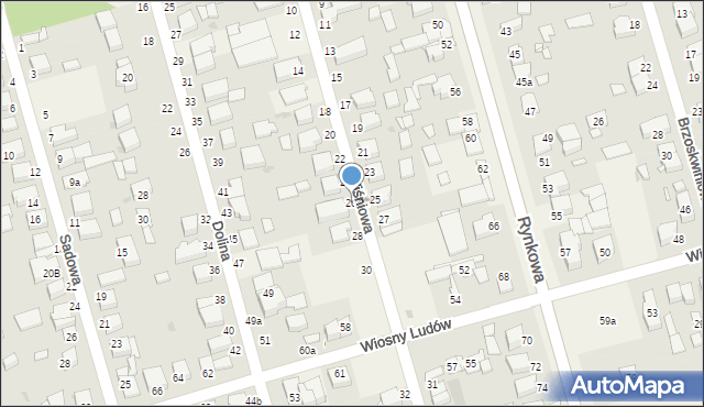 Przeźmierowo, Wiśniowa, 26, mapa Przeźmierowo