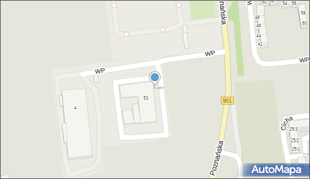 Pyskowice, Wielowiejska, 69, mapa Pyskowice