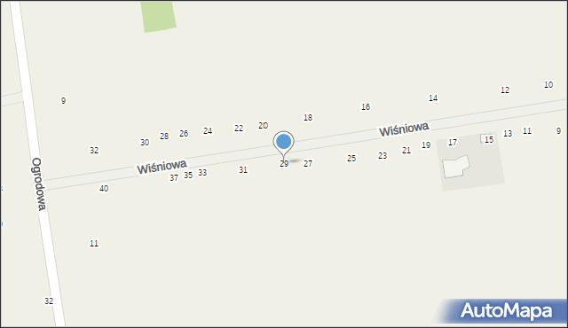 Raciążek, Wiśniowa, 29, mapa Raciążek