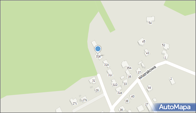 Racibórz, Wiatrakowa, 31a, mapa Racibórz