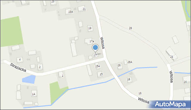 Radgoszcz, Witosa Wincentego, 17, mapa Radgoszcz