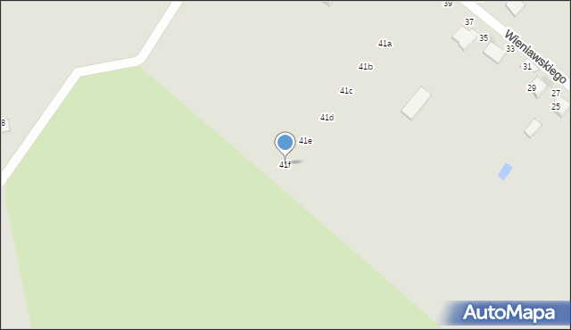 Radomsko, Wieniawskiego Henryka, 41f, mapa Radomsko