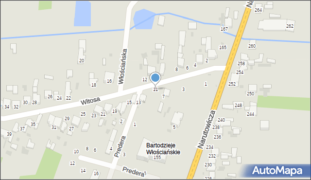 Radomsko, Witosa Wincentego, 11, mapa Radomsko