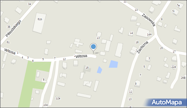 Radomyśl Wielki, Witosa Wincentego, 13, mapa Radomyśl Wielki