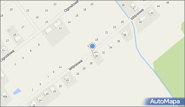 Radzewice, Wiśniowa, 22, mapa Radzewice