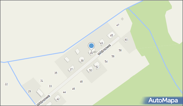 Radzewice, Wiśniowa, 41, mapa Radzewice