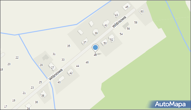 Radzewice, Wiśniowa, 48, mapa Radzewice