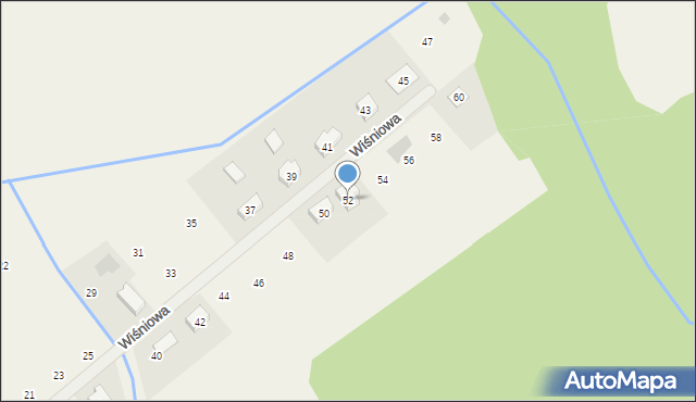 Radzewice, Wiśniowa, 52, mapa Radzewice