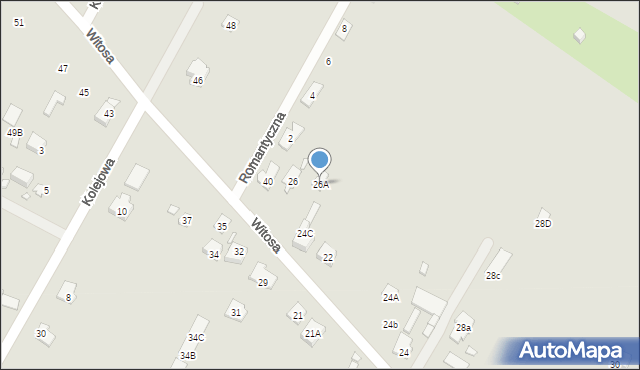 Radzymin, Witosa Wincentego, 26A, mapa Radzymin
