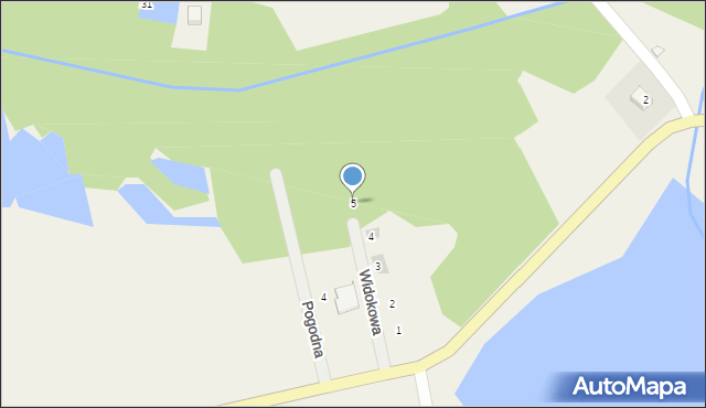 Radzyń, Widokowa, 5, mapa Radzyń