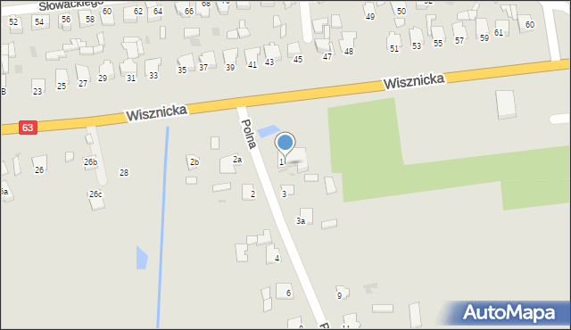 Radzyń Podlaski, Wisznicka, 32, mapa Radzyń Podlaski