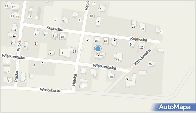 Rewa, Wielkopolska, 15, mapa Rewa