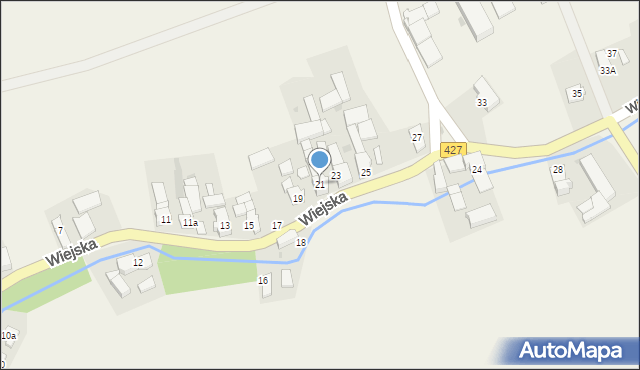 Roszowice, Wiejska, 21, mapa Roszowice