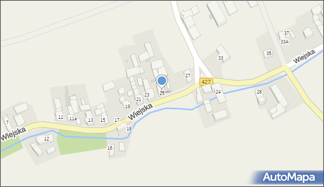 Roszowice, Wiejska, 25, mapa Roszowice