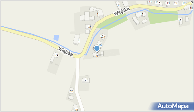 Roszowice, Wiejska, 6, mapa Roszowice