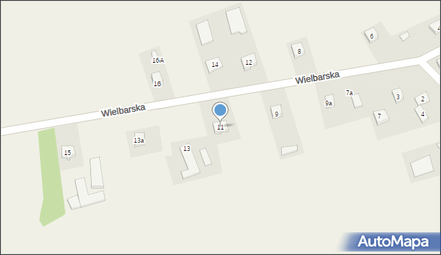 Rozogi, Wielbarska, 11, mapa Rozogi