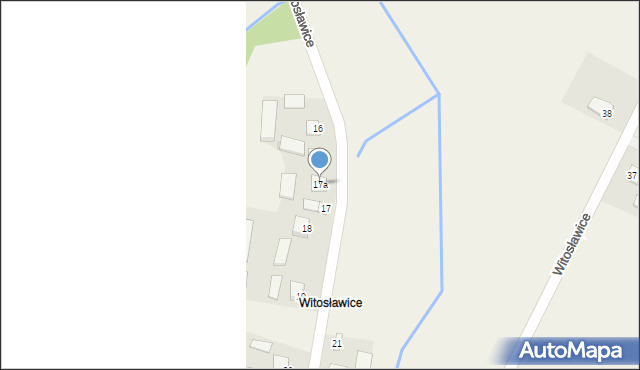 Roztylice, Witosławice, 17a, mapa Roztylice