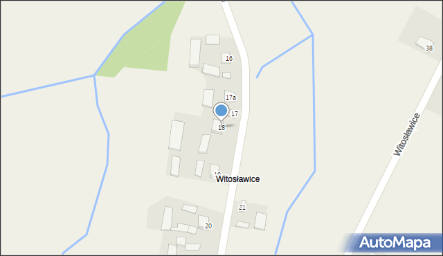 Roztylice, Witosławice, 18, mapa Roztylice