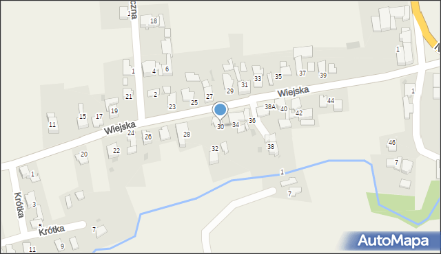 Rudyszwałd, Wiejska, 30, mapa Rudyszwałd