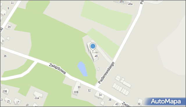 Rybnik, Wiertnicza, 46B, mapa Rybnika