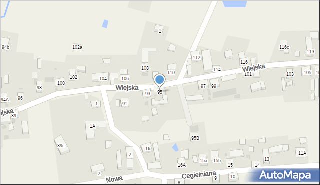 Rzeszotary, Wiejska, 95, mapa Rzeszotary