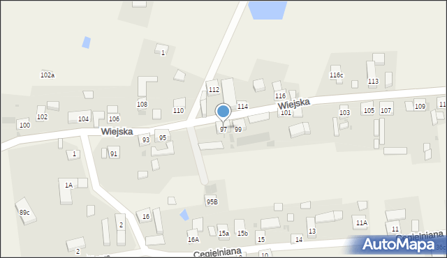 Rzeszotary, Wiejska, 97, mapa Rzeszotary