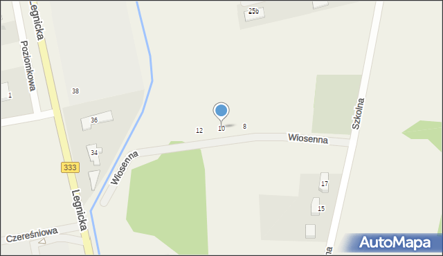 Rzeszotary, Wiosenna, 10, mapa Rzeszotary