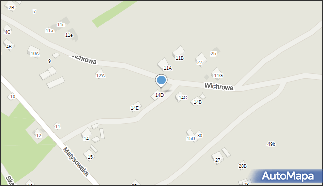 Rzeszów, Wichrowa, 22, mapa Rzeszów