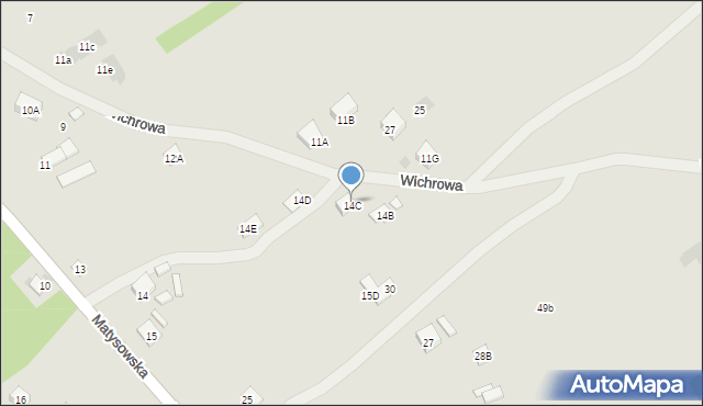 Rzeszów, Wichrowa, 24, mapa Rzeszów