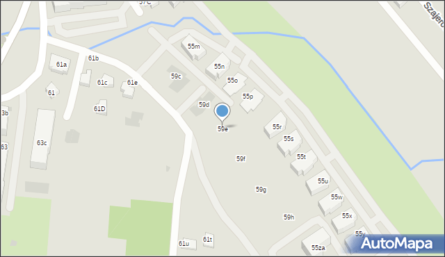 Rzeszów, Wieniawskiego Henryka, 59e, mapa Rzeszów