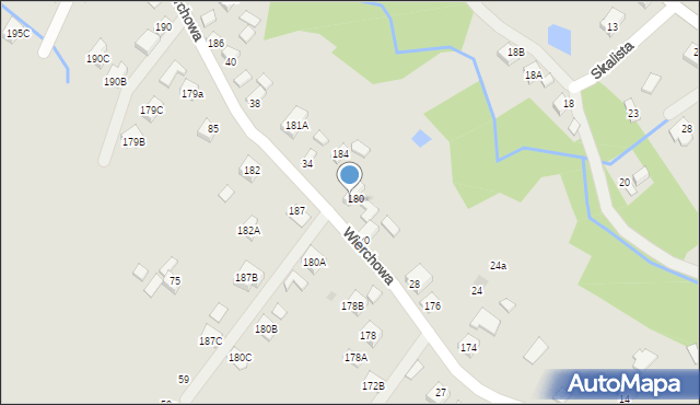 Rzeszów, Wierchowa, 32, mapa Rzeszów