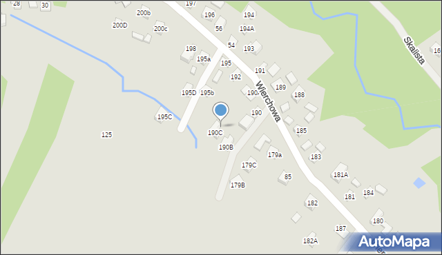 Rzeszów, Wierchowa, 99, mapa Rzeszów