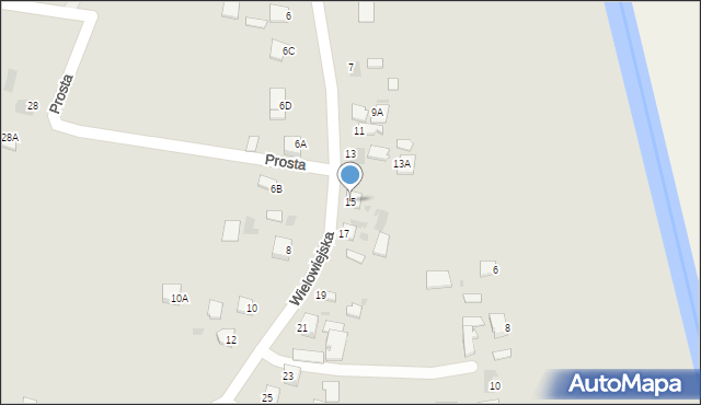 Sandomierz, Wielowiejska, 15, mapa Sandomierza