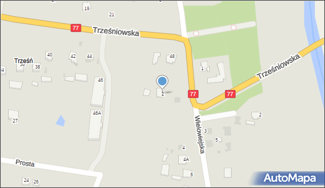 Sandomierz, Wielowiejska, 2, mapa Sandomierza