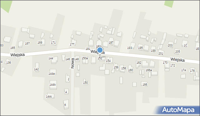 Sarnów, Wiejska, 152, mapa Sarnów