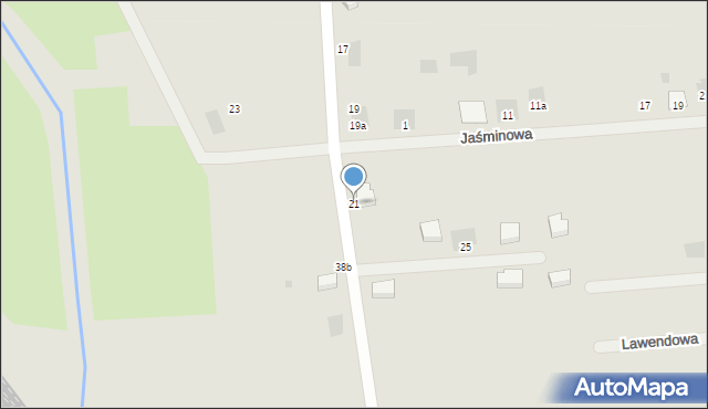 Ścinawa, Wiosenna, 21, mapa Ścinawa