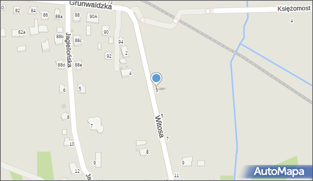 Sędziszów Małopolski, Witosa Wincentego, 3, mapa Sędziszów Małopolski