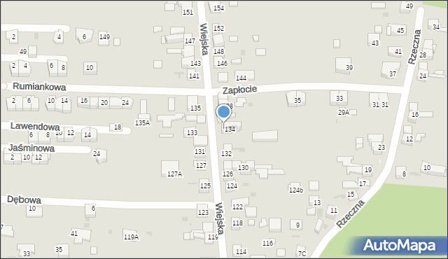 Siemianowice Śląskie, Wiejska, 136, mapa Siemianowice Śląskie