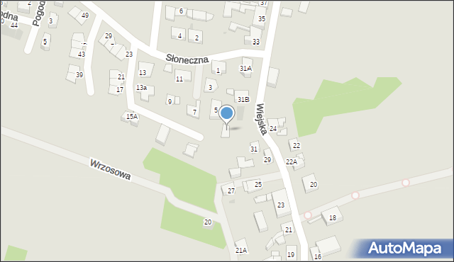 Siemianowice Śląskie, Wiejska, 31, mapa Siemianowice Śląskie