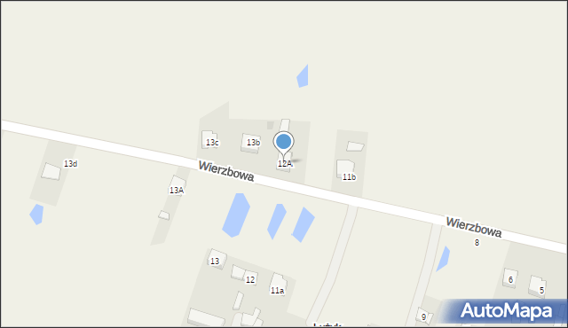 Siemkowice, Wierzbowa, 12A, mapa Siemkowice