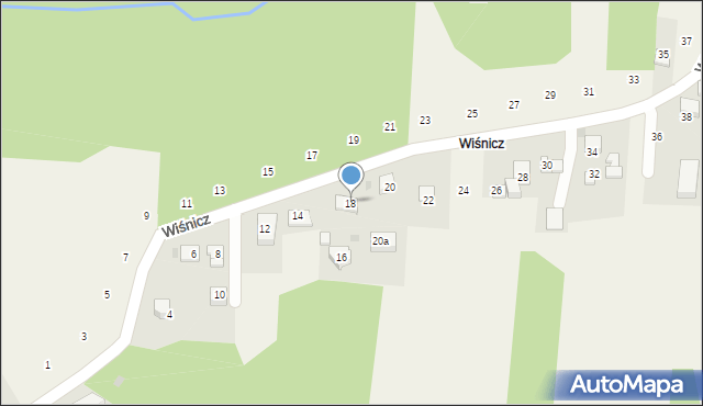 Siepraw, Wiśnicz, 18, mapa Siepraw